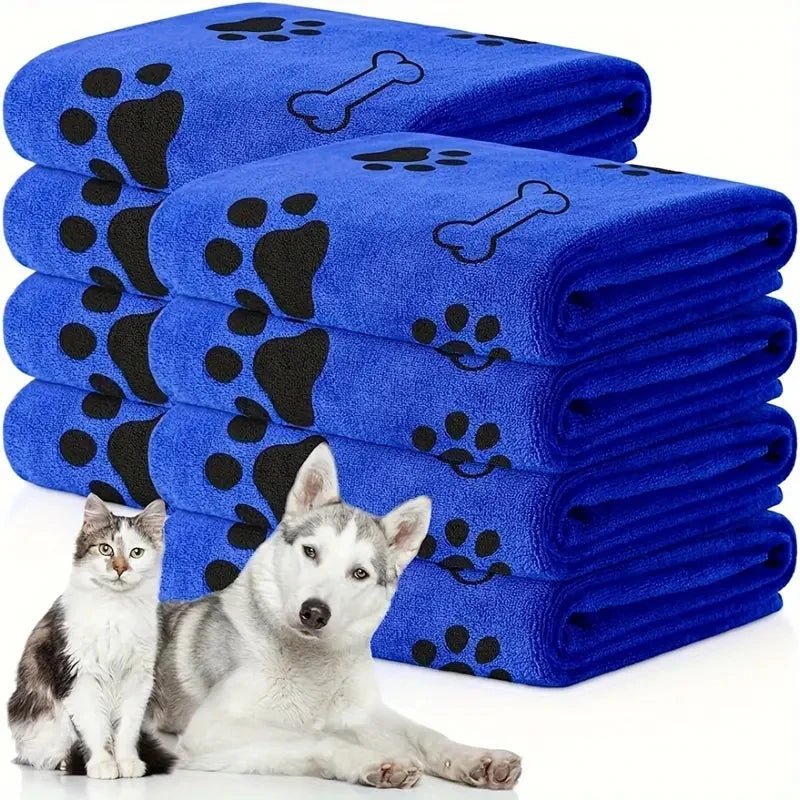 EZHomeEssentials Microfiber Dog Towels Quick Dry Absorbent