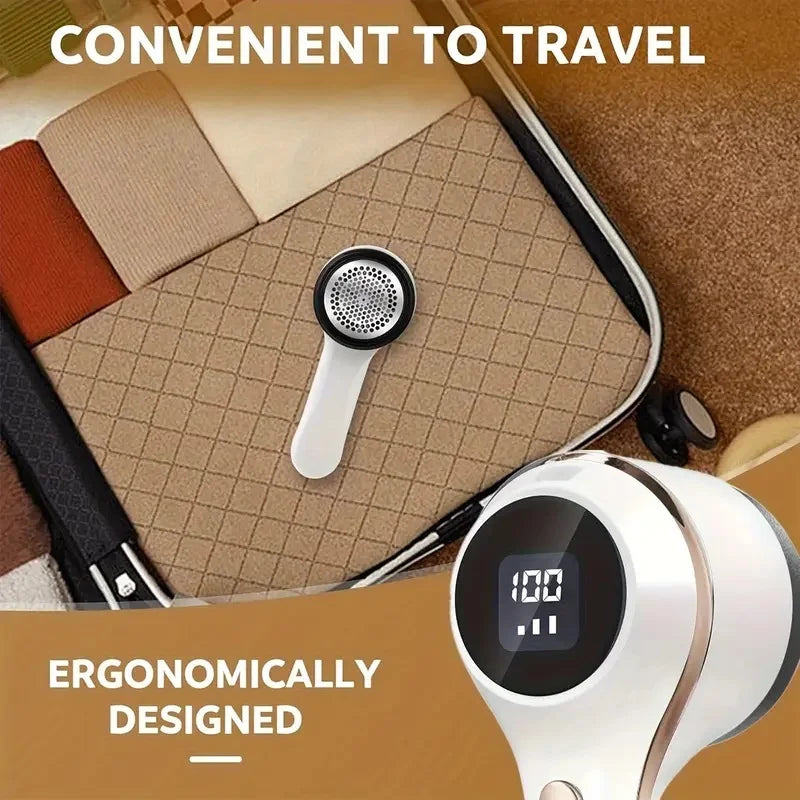 EZHomeEssentials 3 Speed USB C Fabric Shaver Lint Remover