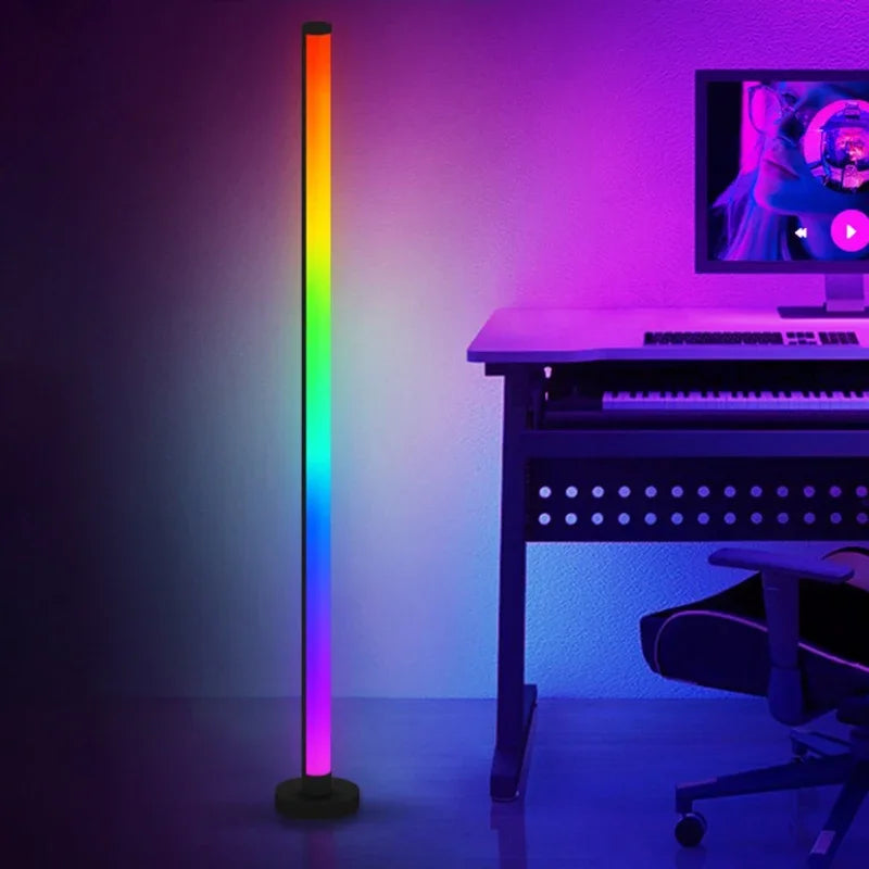EZHomeEssentials Smart RGB Floor Lamp With Music Sync