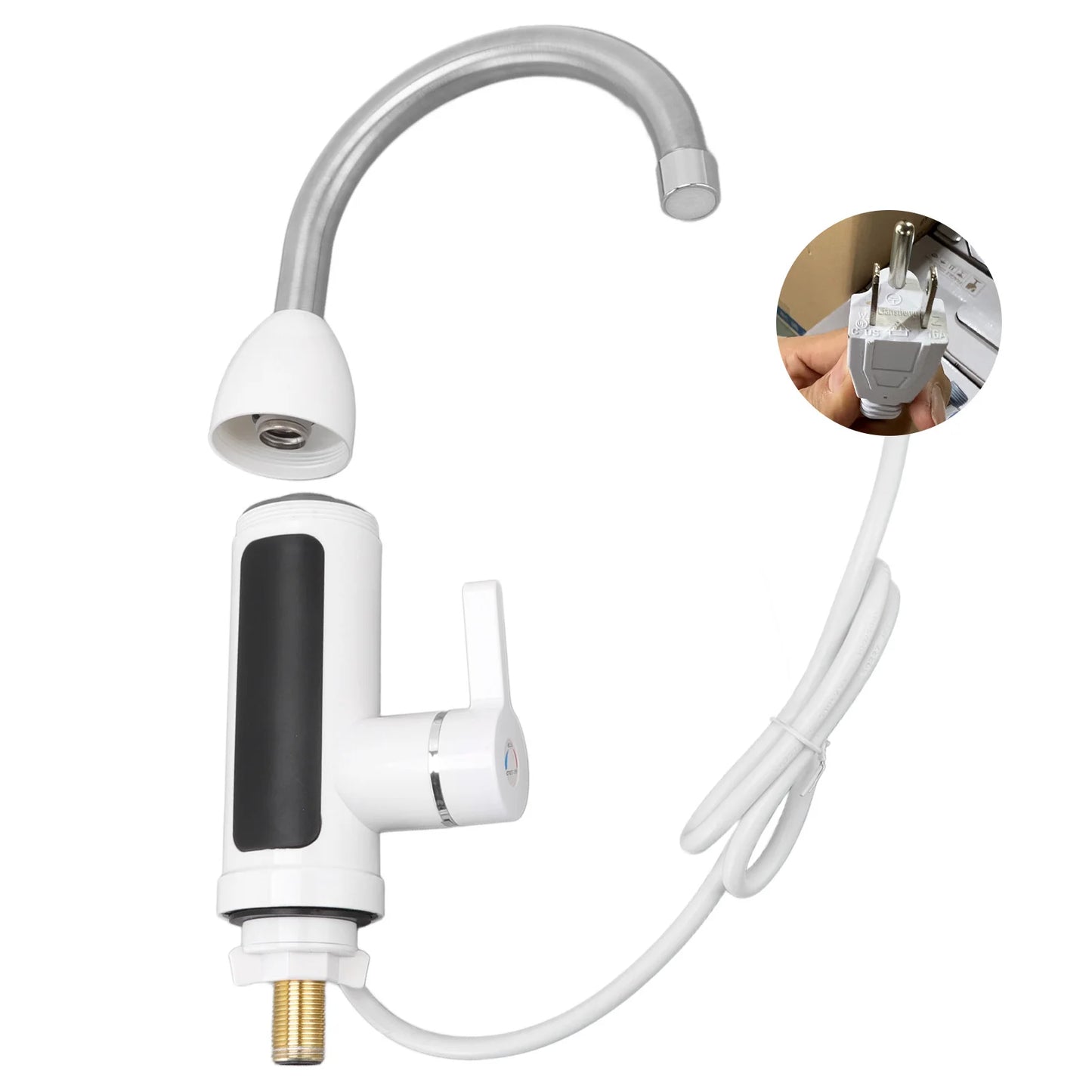 EZHomeEssentials 3000W Water Heater Faucet Instant Tankless