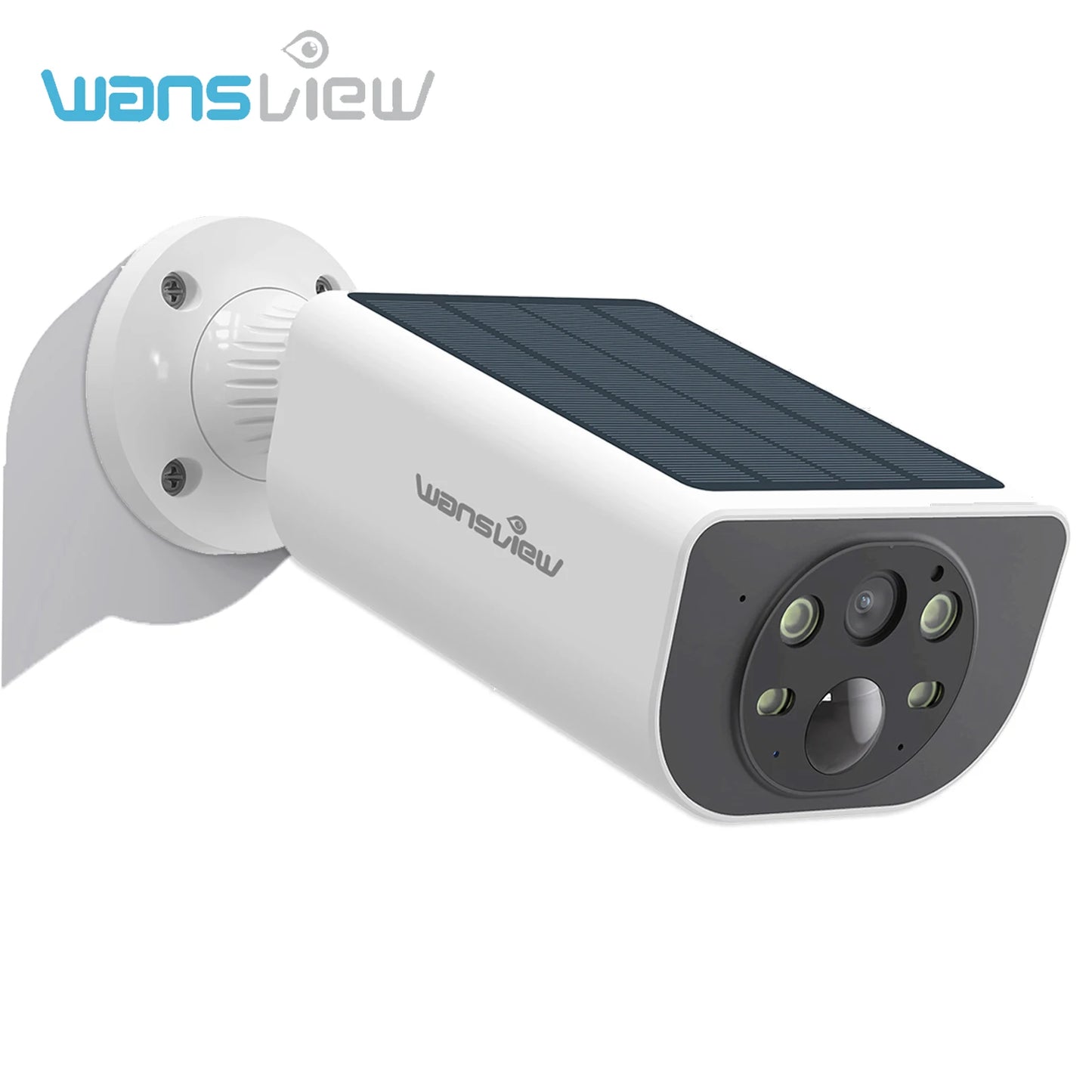 Wansview Outdoor Solar Security Camera 3MP 2 4G WiFi Battery