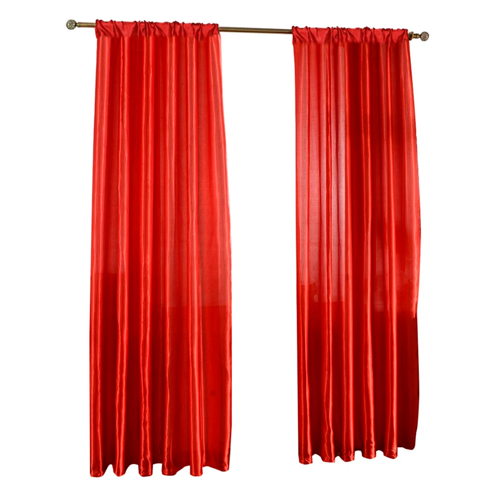Craft of Weaving Satin Door Curtain for Living Room