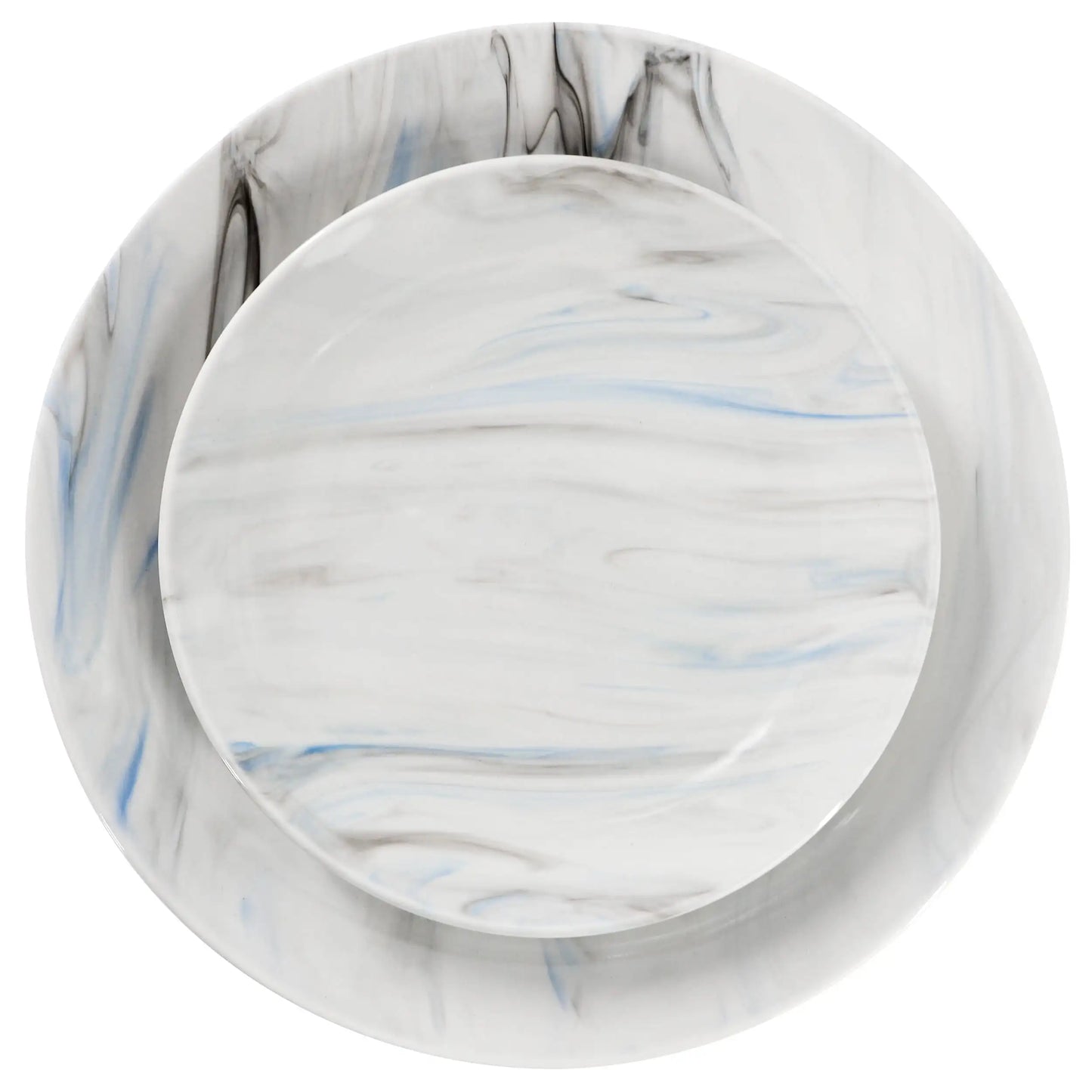 EZHomeEssentials Porcelain Dinnerware Set Service For Four