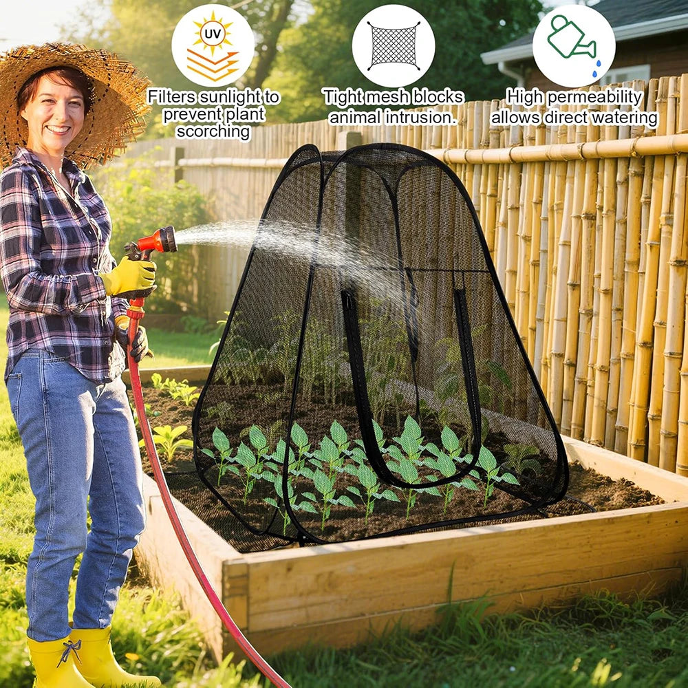 Mesh Plant Protectors Farming supplies garden supplies protective cover bell Grow Tree seedling anti-frost mesh Crop Cage