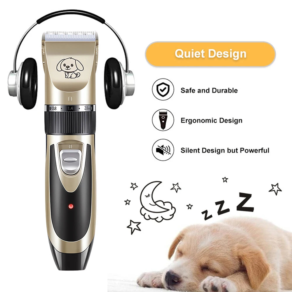 Hign-concerned Pet Clipper Kit Rechargeable Hair Trimmer