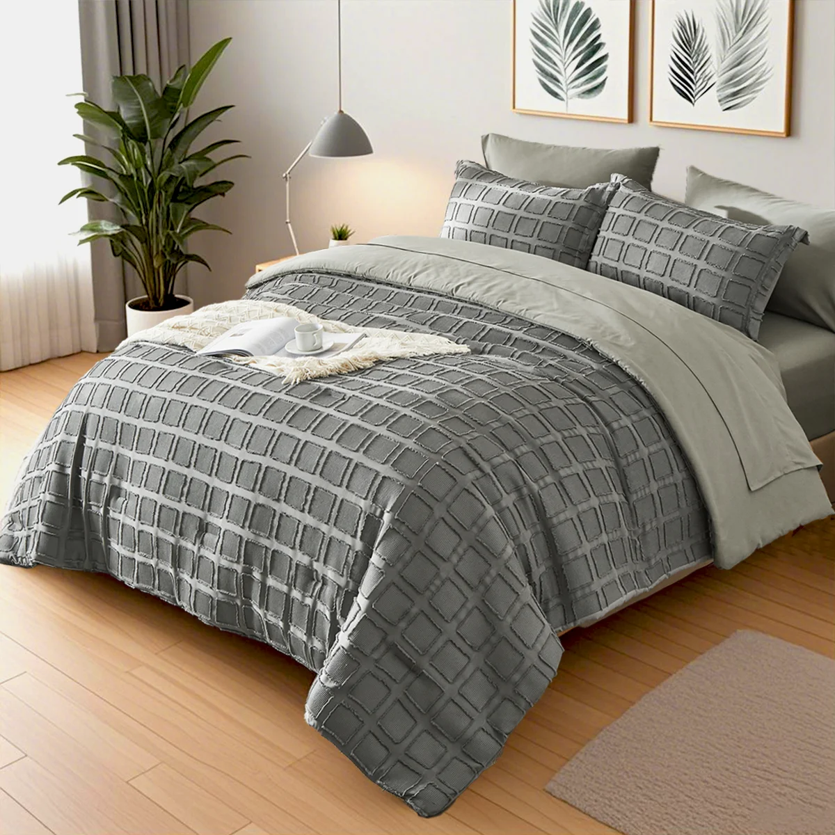 FIBERHignconcerned Comforter Set Microfiber Bedding