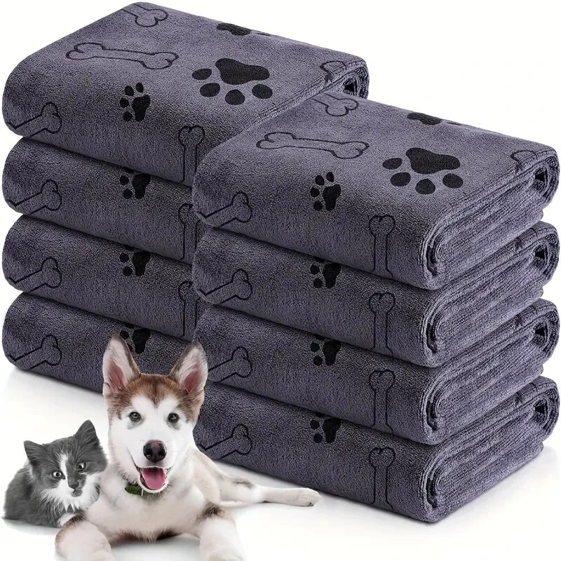EZHomeEssentials Microfiber Dog Towels Quick Dry Absorbent