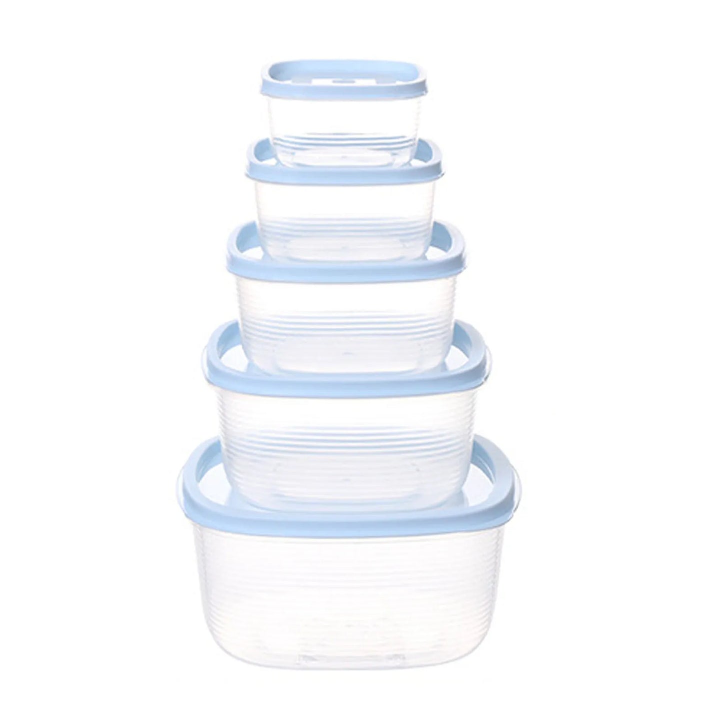 EZHomeEssentials Fridge Containers With Lids Stackable Bins