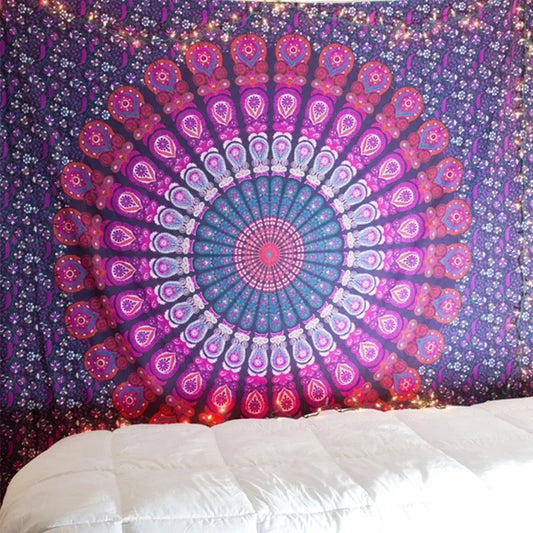 EZHomeEssentials Mandala Tapestry Wall Hanging Bohemian