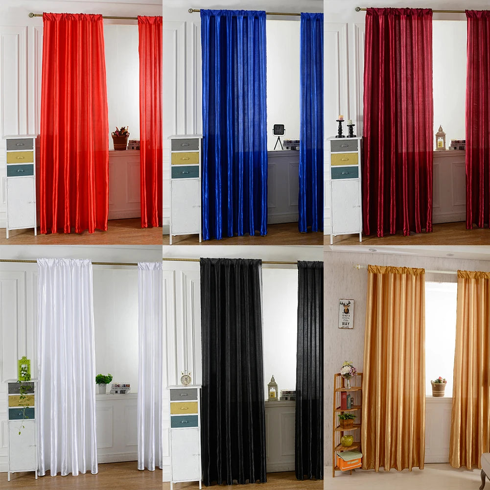 Craft of Weaving Satin Door Curtain for Living Room