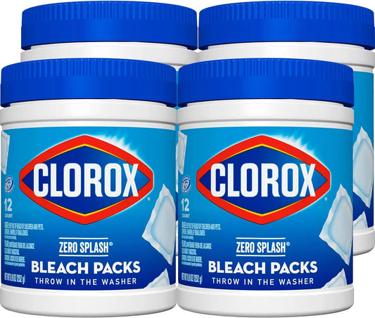EZHomeEssentials Control Bleach Packs Laundry Packs 12 Count