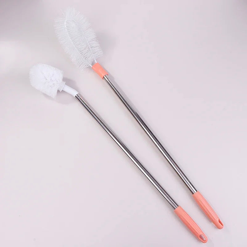 Electric Long Handle Bucket Washing Brush With Stainless Steel Rod