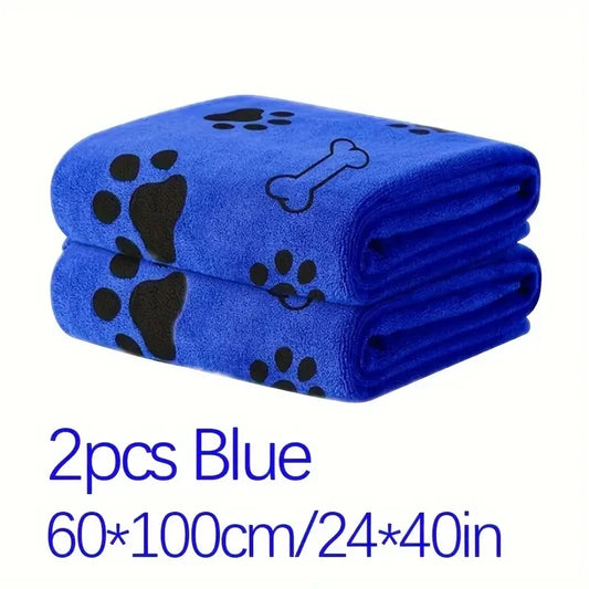EZHomeEssentials Microfiber Dog Towels Quick Dry Absorbent