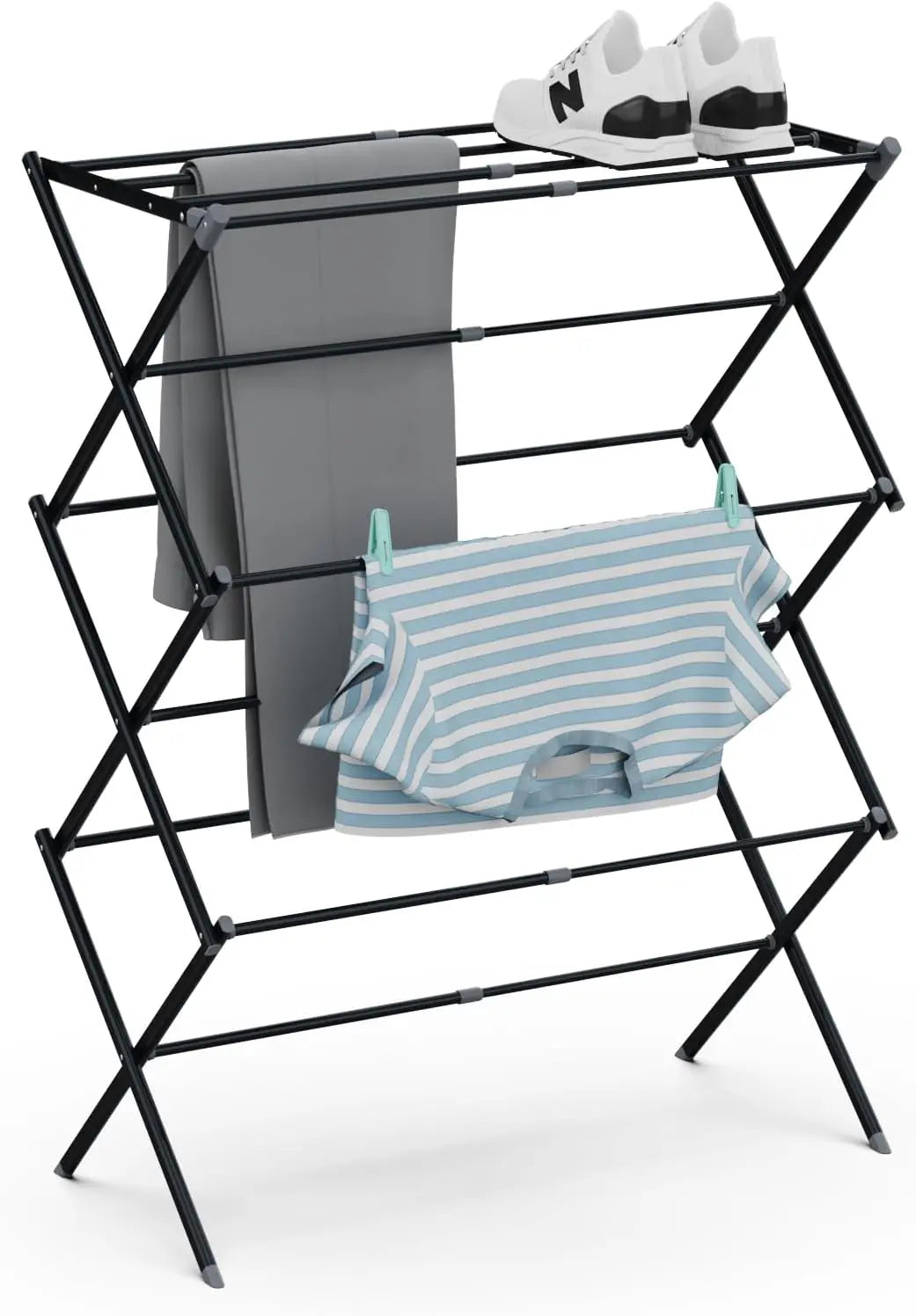 EZHomeEssentials Foldable Laundry Drying Rack Indoor Outdoor