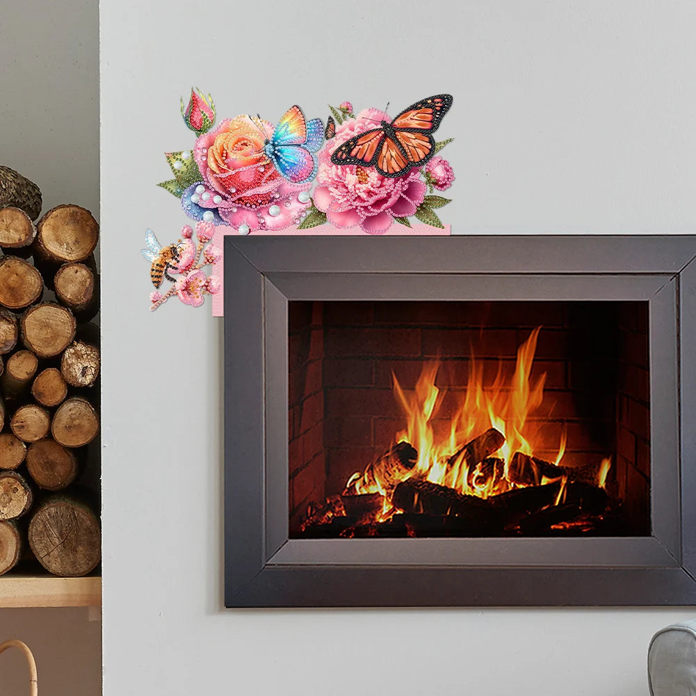 Rhinestone Door Frame Decor Diamond Art Sign