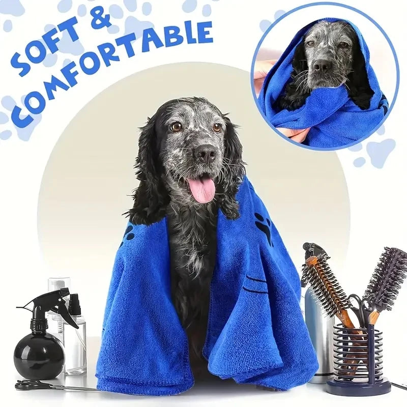 EZHomeEssentials Microfiber Dog Towels Quick Dry Absorbent