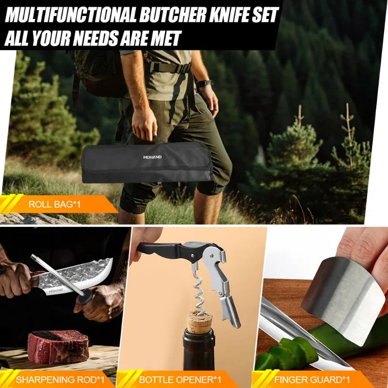 14-Piece Japanese Chef Knife Set High Carbon Steel