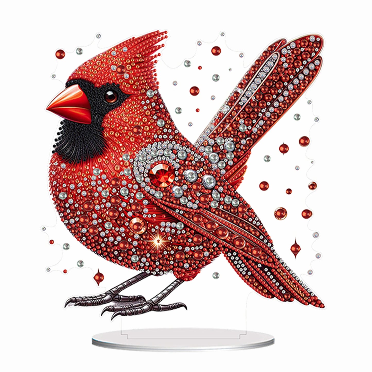 Acrylic Diamond Painting Tabletop Kit Winter Animal Ornaments 5D DIY