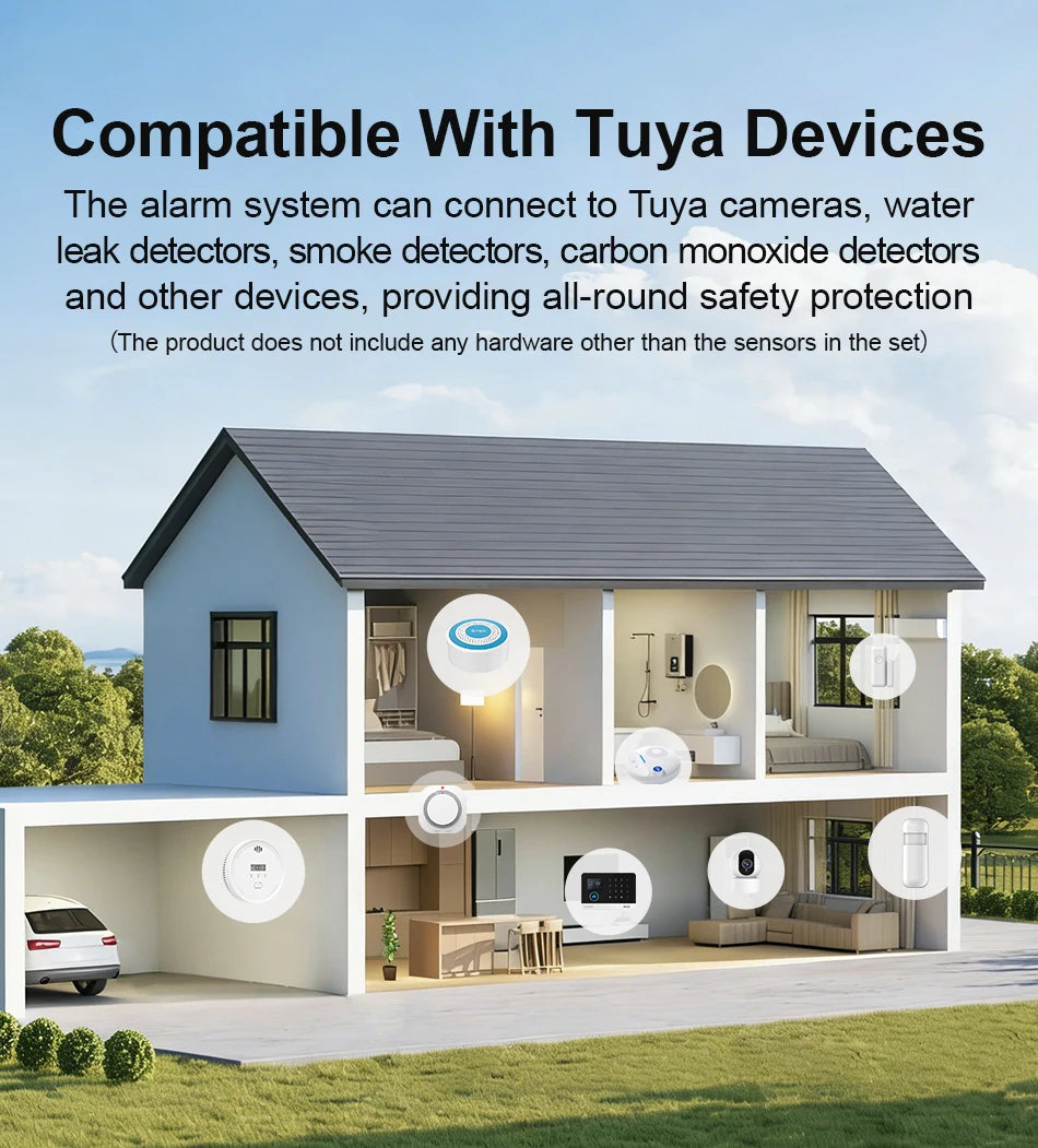 PGST 4G 2G WiFi GSM Wireless Alarm System PIR Sensor
