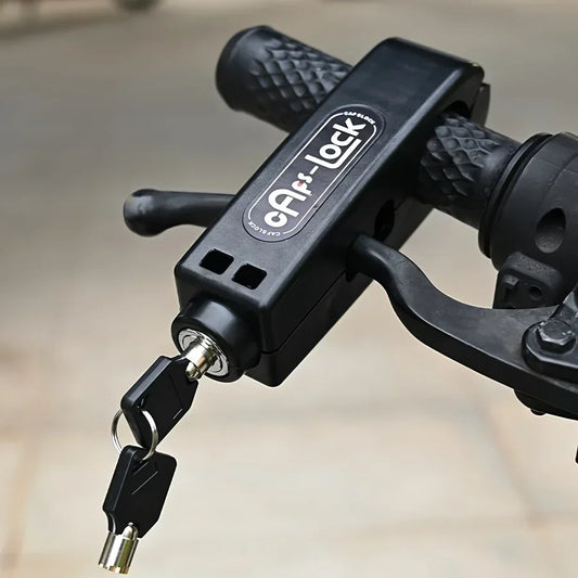 Portable Electric Bicycle Handlebar Lock for Scooters and Motorcycles