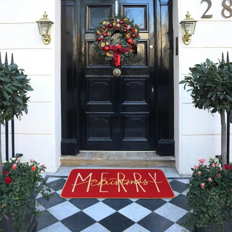 EZHomeEssentials Merry Christmas Doormat Indoor Rug