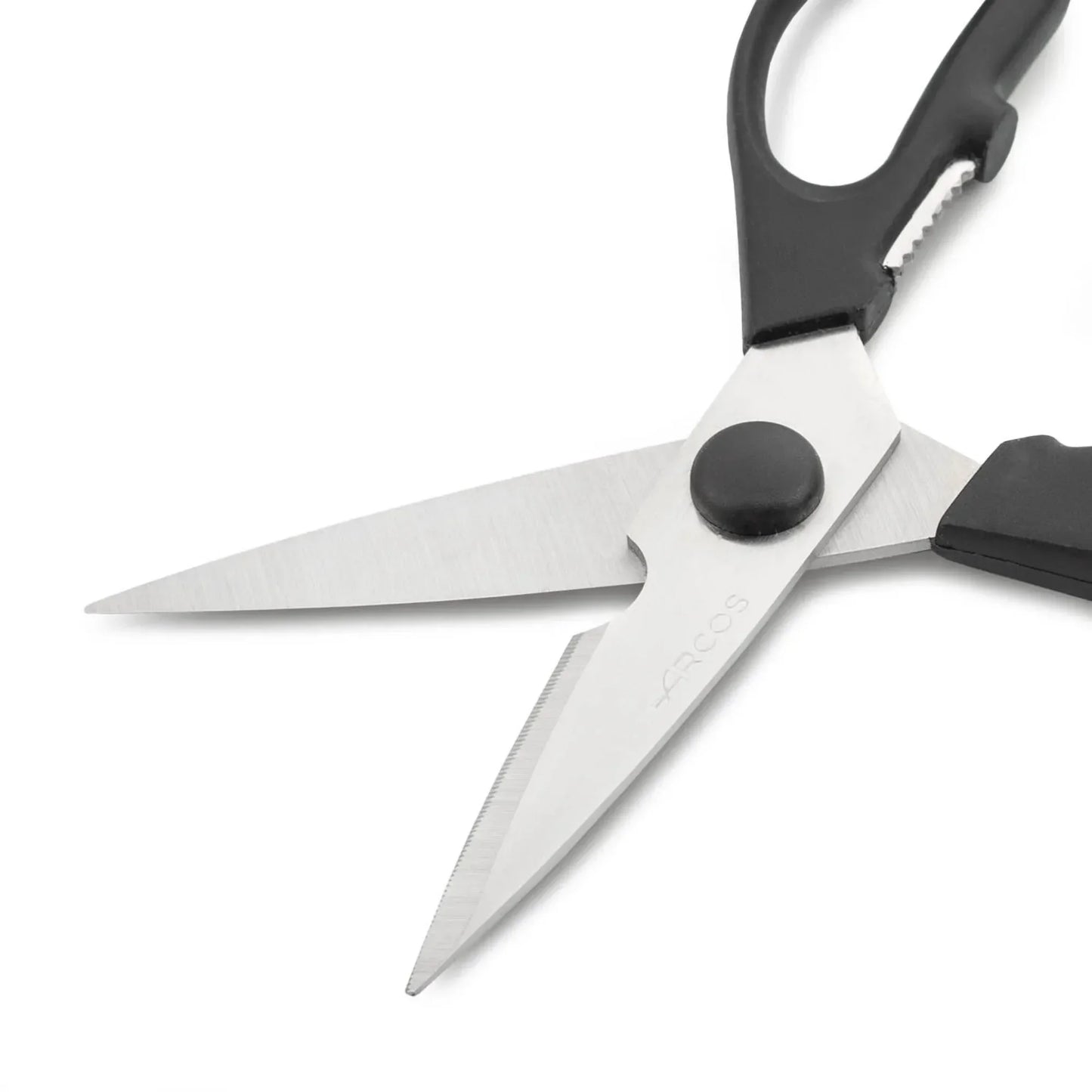 ARCOS 8-Inch Detachable Black Kitchen Scissors in Nitrum Stainless Steel kitchen scissors
