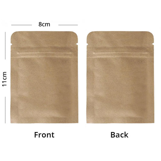 VoluPack Mylar Bags Tear Notch Smell Proof Zip Lock