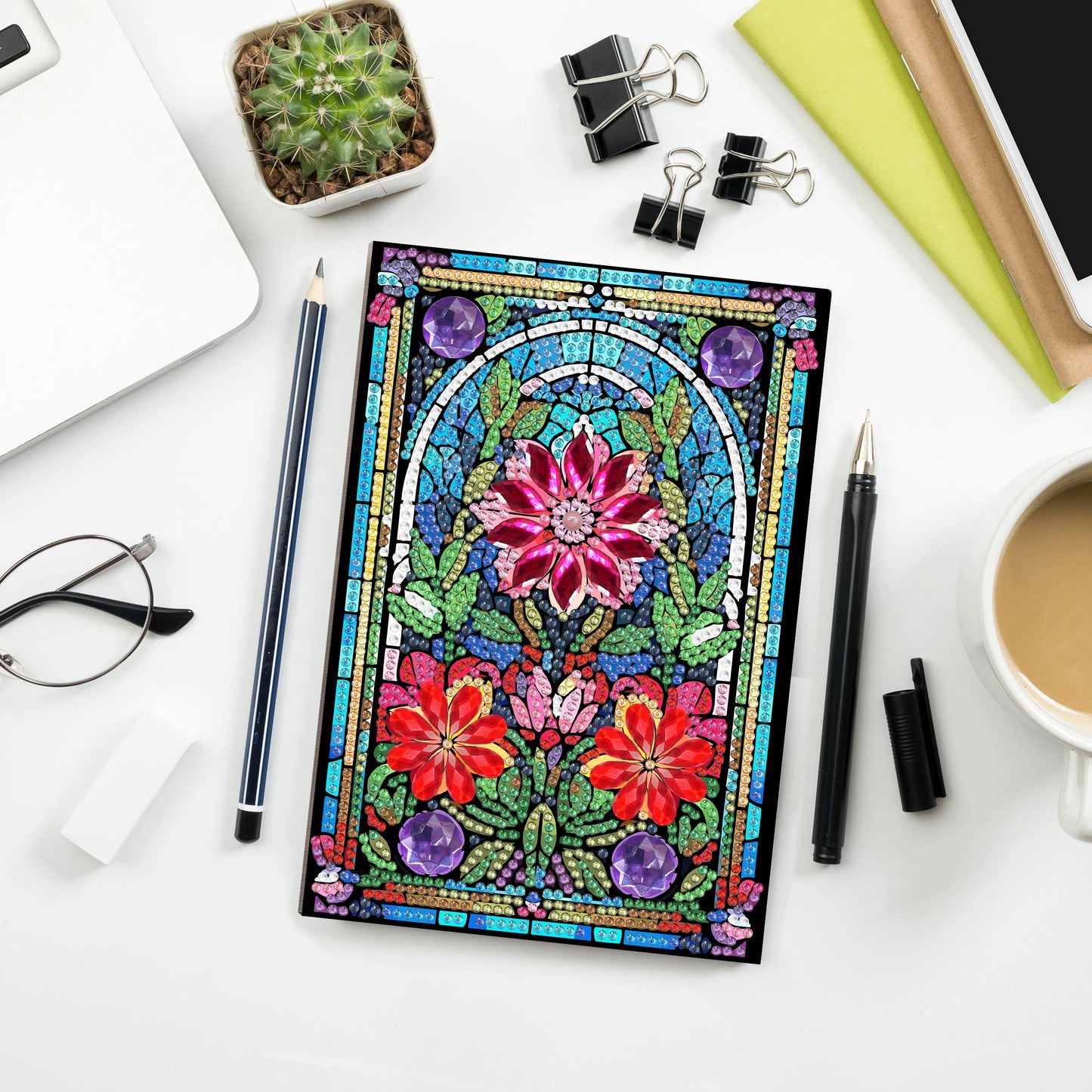 Form Diamond Art Kit Set 4 Pcs Journals and Bookmarks