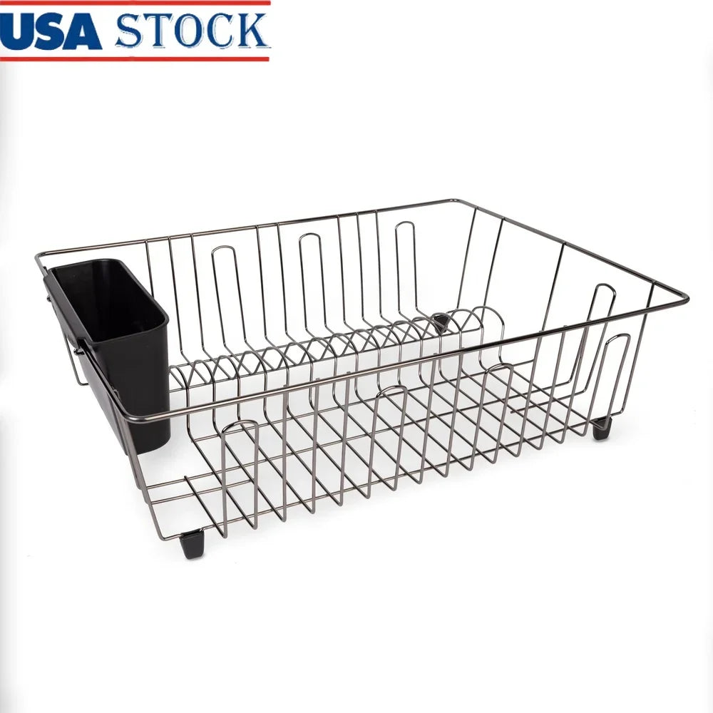 Hign-concerned Dish Rack Kitchen Organizer Drying Rack Cup