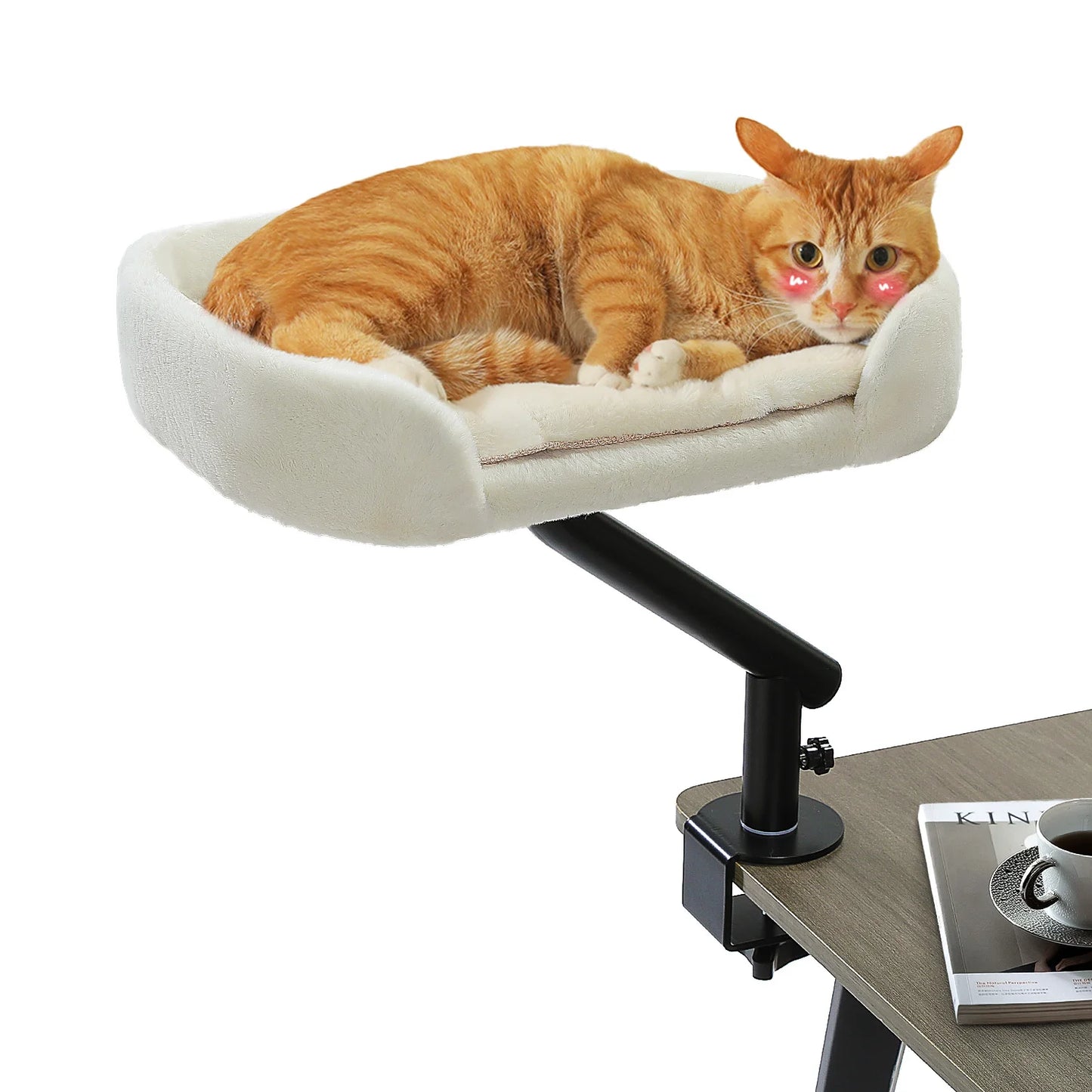 Road Cat Desk Bed 360 Degree Rotatable Stand Indoor