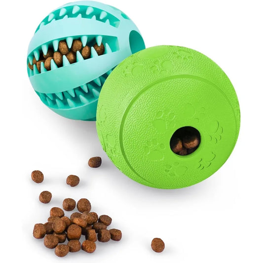EZHomeEssentials Interactive Dog Treat Ball Teething