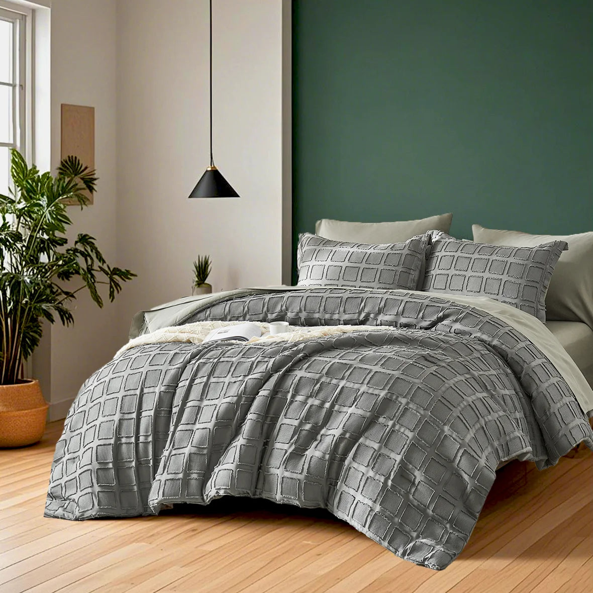 FIBERHignconcerned Comforter Set Microfiber Bedding