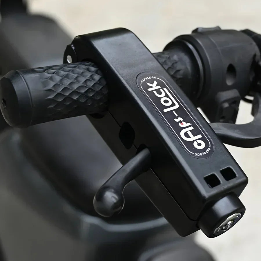 Portable Electric Bicycle Handlebar Lock for Scooters and Motorcycles