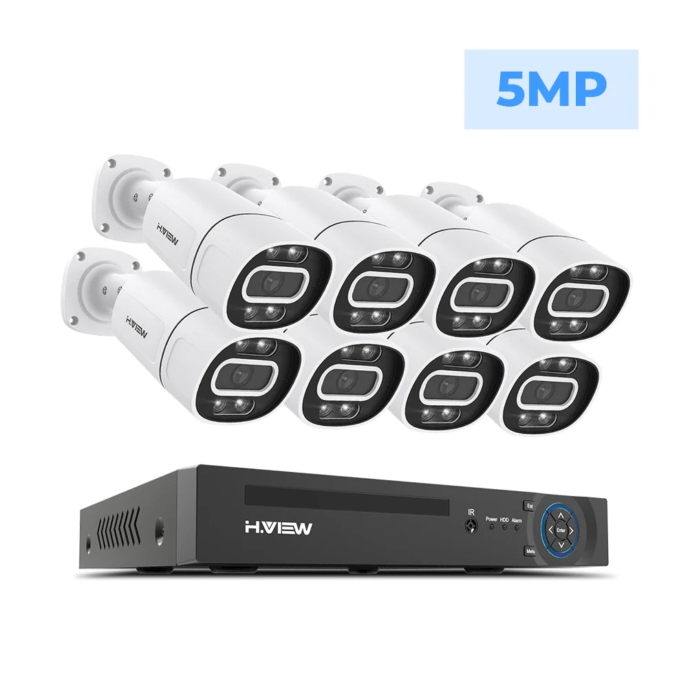 4K 5MP 8MP Camera System 8-Channel NVR