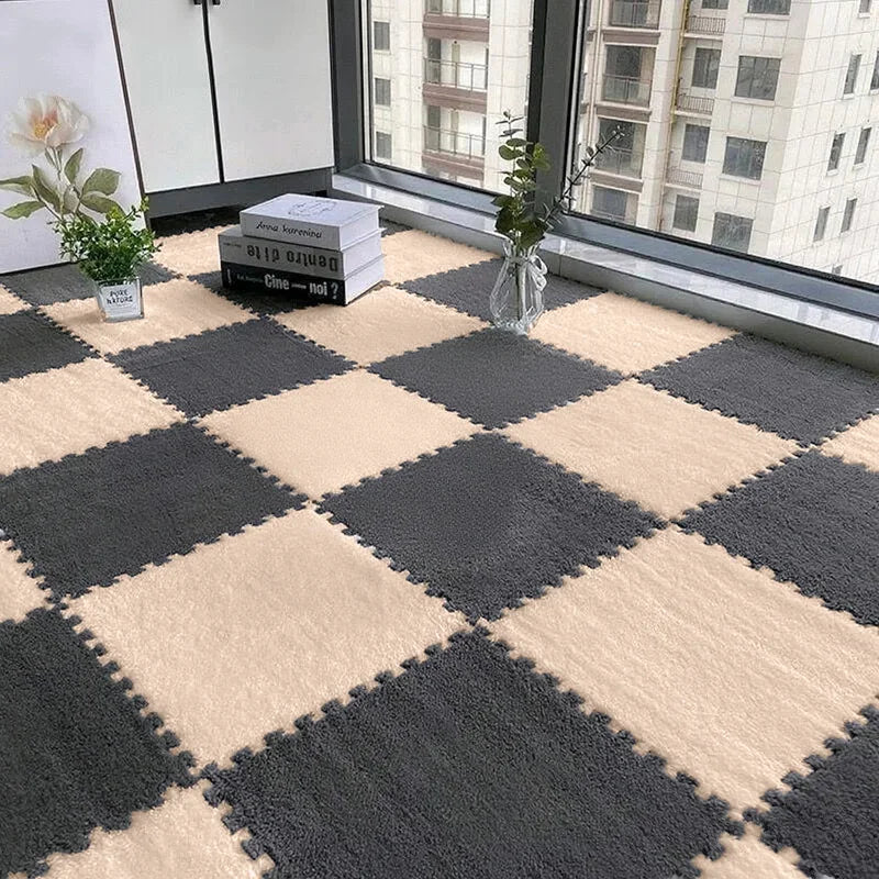 EZHomeEssentials Solid Interlocking Foam Mat 24pc EVA Floor