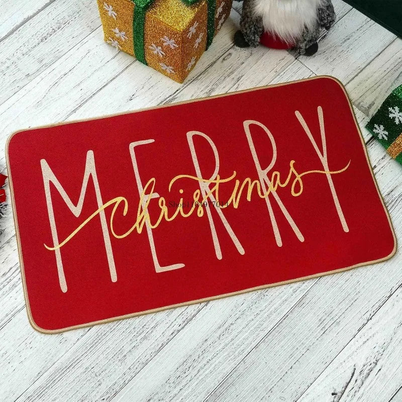EZHomeEssentials Merry Christmas Doormat Indoor Rug