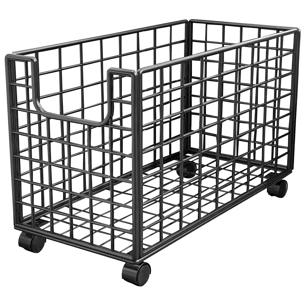 Shunmaii Plush Storage Organizer With Wheels For Kids Room Playroom