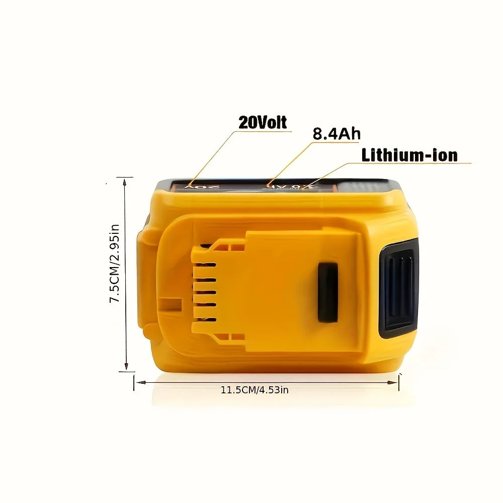 EZHomeEssentials 20V 8.4Ah DCB205 Hand Drill Battery