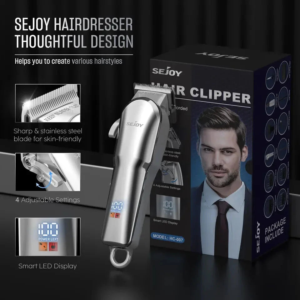 Sejoy Mens Multifunction Hair Trimmer And Grooming Kit