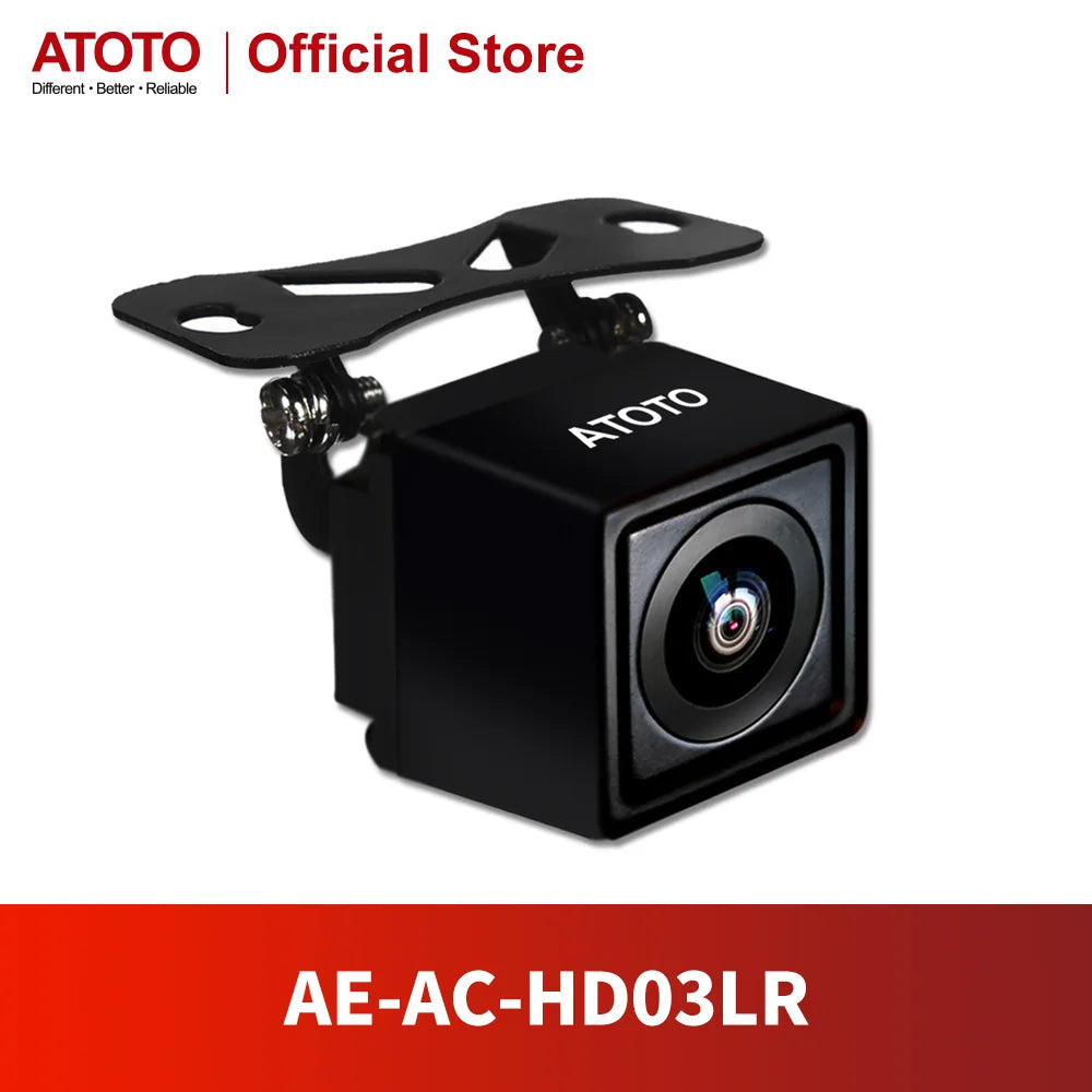 ATOTO Car Camera Rear HD 720P Live Rear-view 180° Wide-Angle Surround-View Parking Night Vision Waterproof Car Rearview Camera
