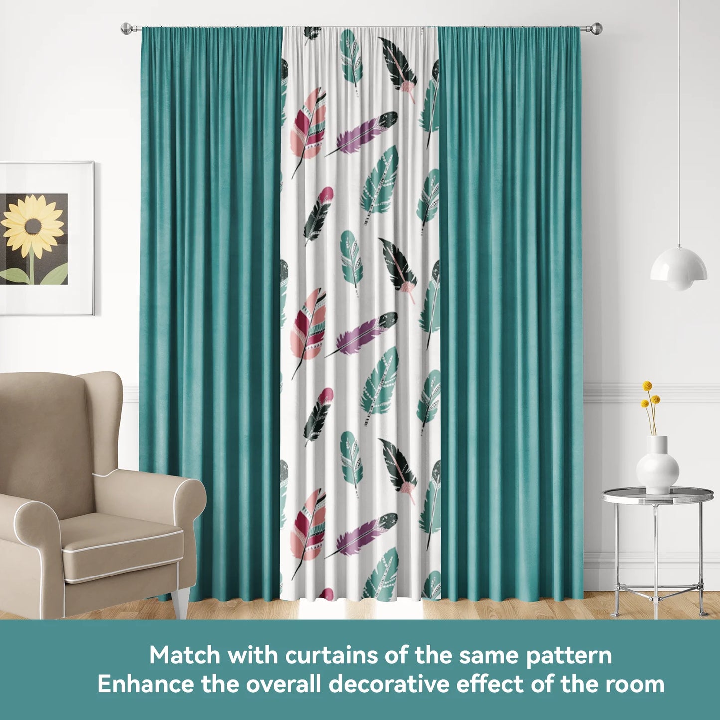 Bedspread Set With Curtains 9 Piece Machine Washable
