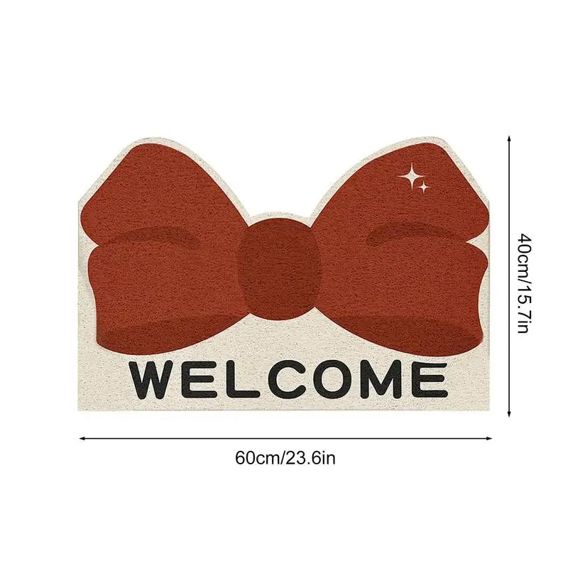 EZHomeEssentials Cute Bow Carpet Non Slip Kids Room Rug