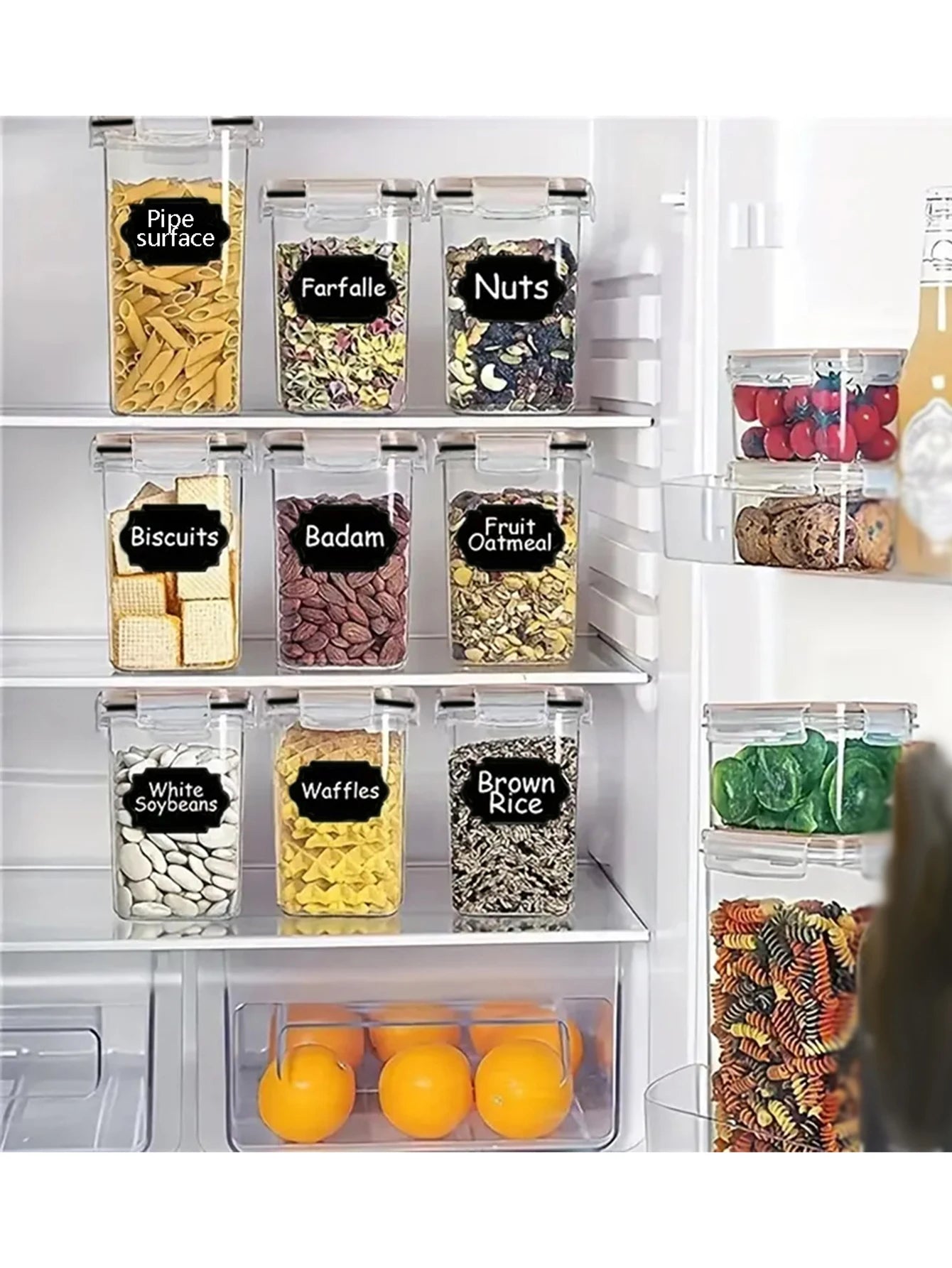 EZHomeEssentials 24pcs Airtight Food Storage Containers