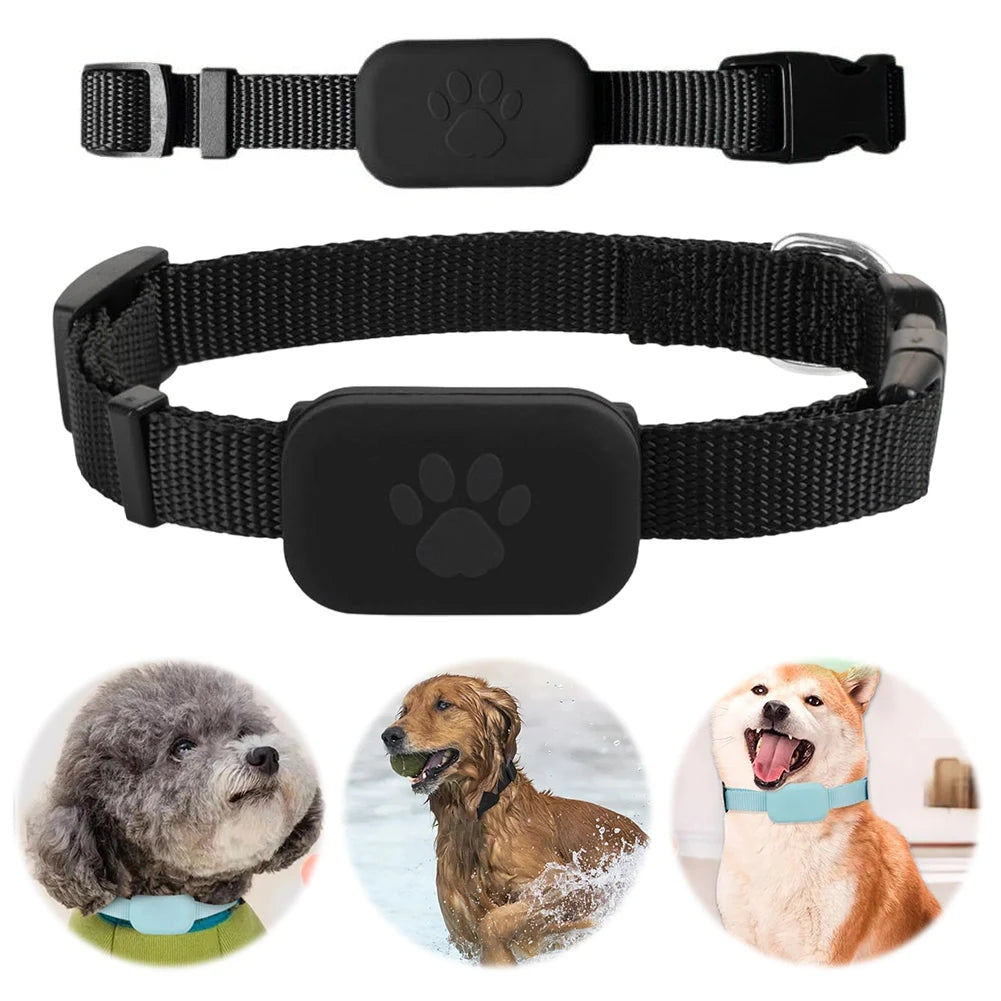 Pet GPS Tracker With Adjustable Collar For Dogs Cats