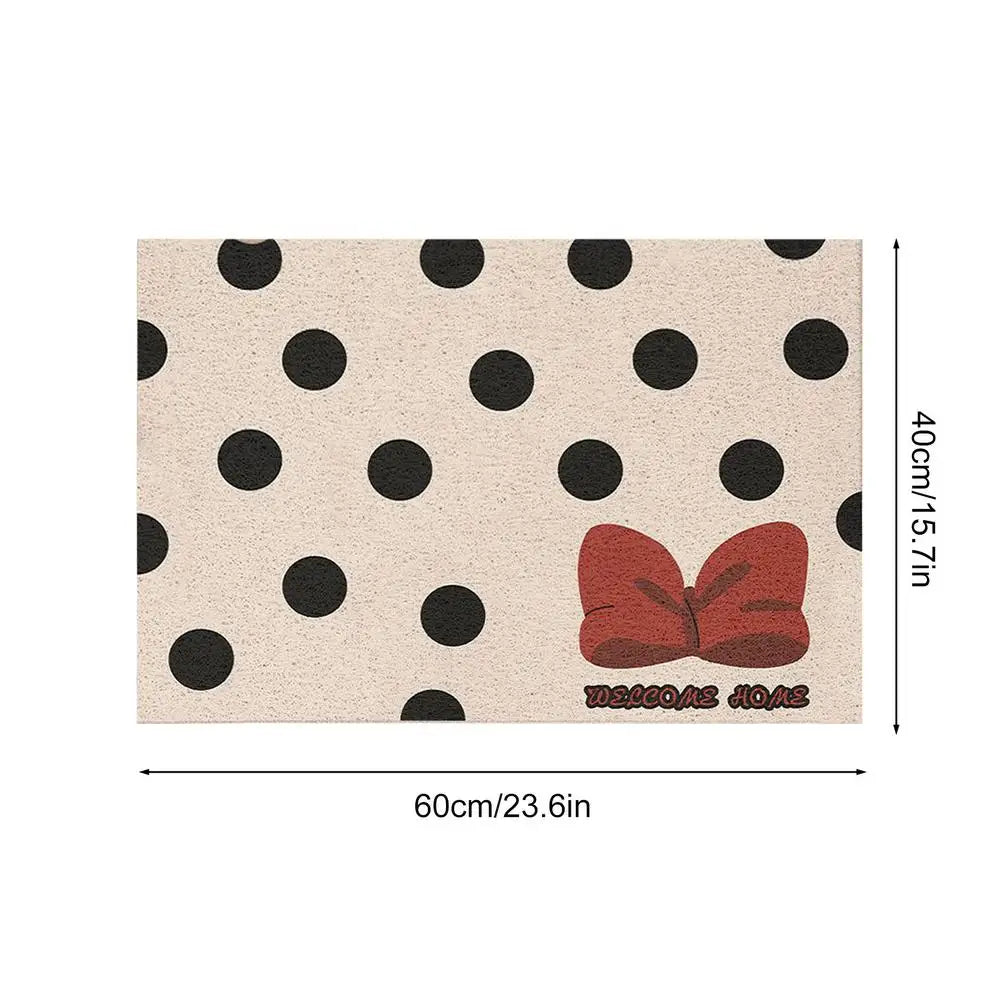 EZHomeEssentials Cute Bow Carpet Non Slip Kids Room Rug