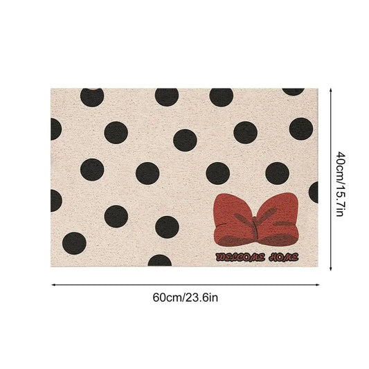 EZHomeEssentials Cute Bow Carpet Non Slip Kids Room Rug