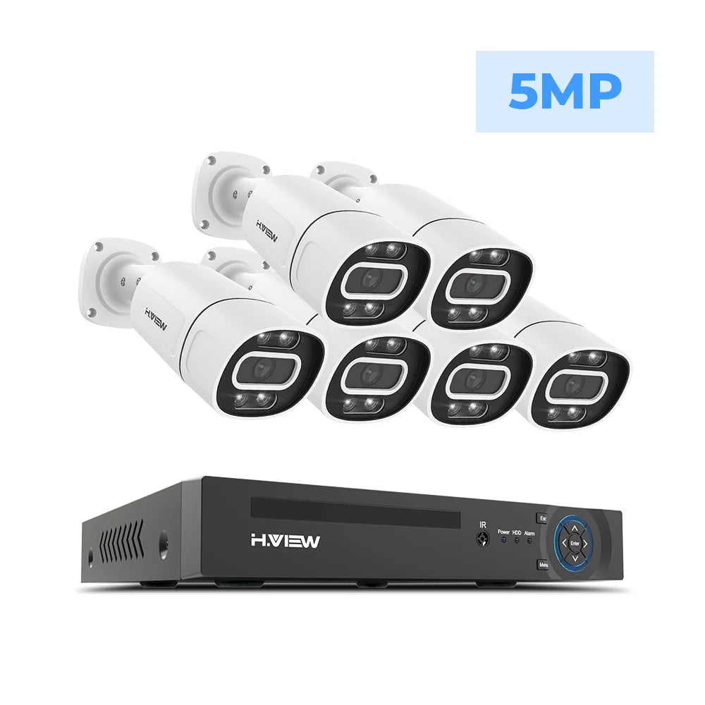 4K 5MP 8MP Camera System 8-Channel NVR