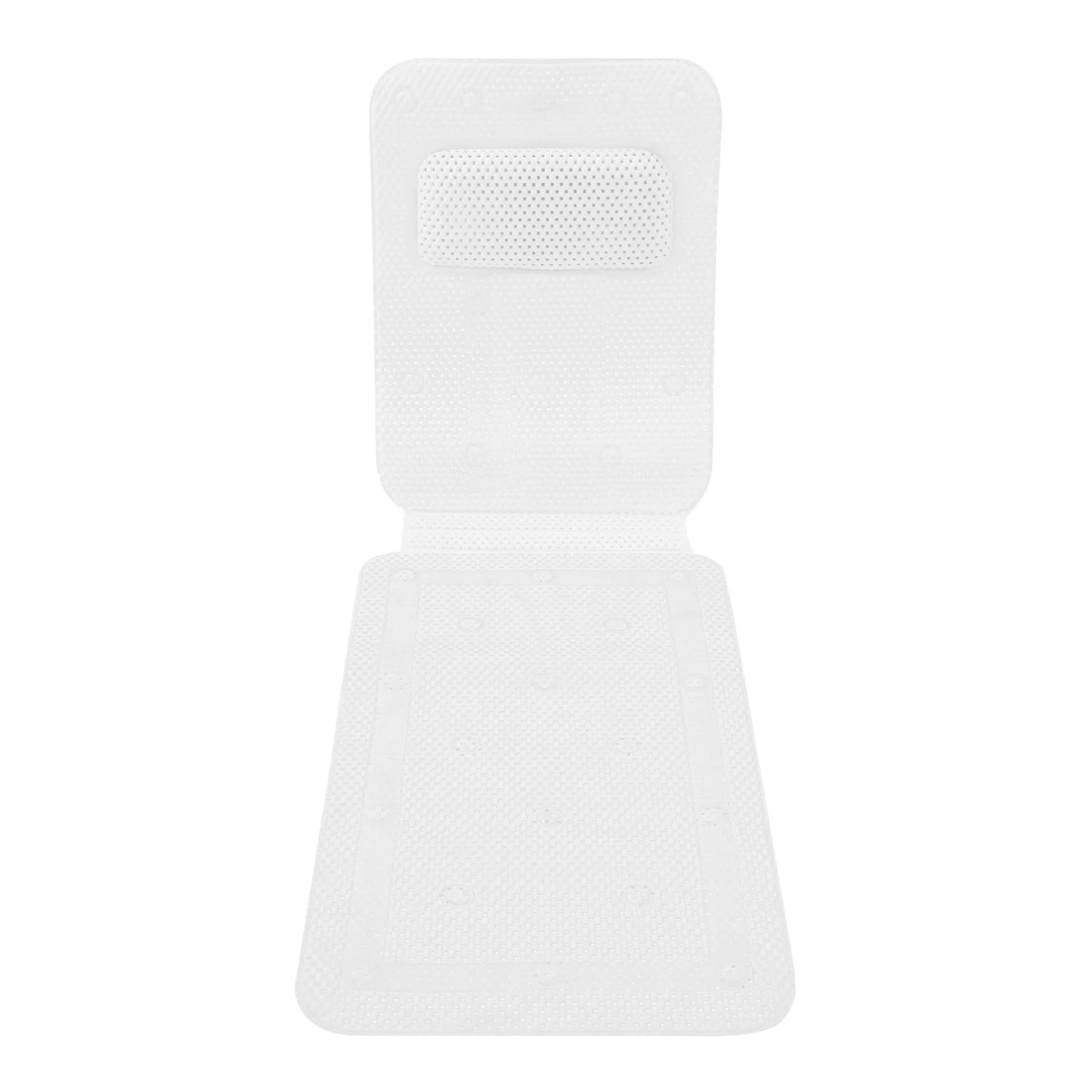Bathtub Mat With Pillow Foam PVC Bath Cushion For Spa