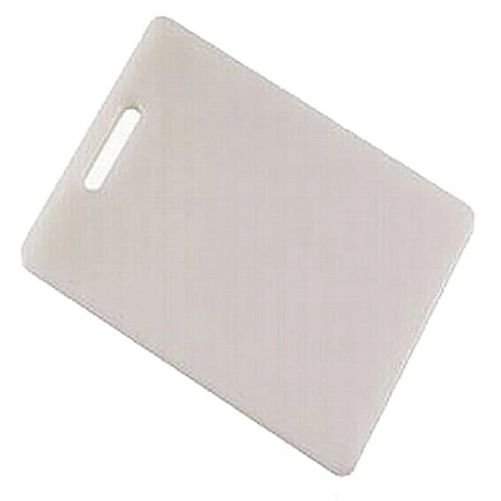 Reversible Non-Porous Polyethylene Cutting Board with Juice Grooves Easy to Clean Stain Resistant Kitchen Tool 8x11 Inches