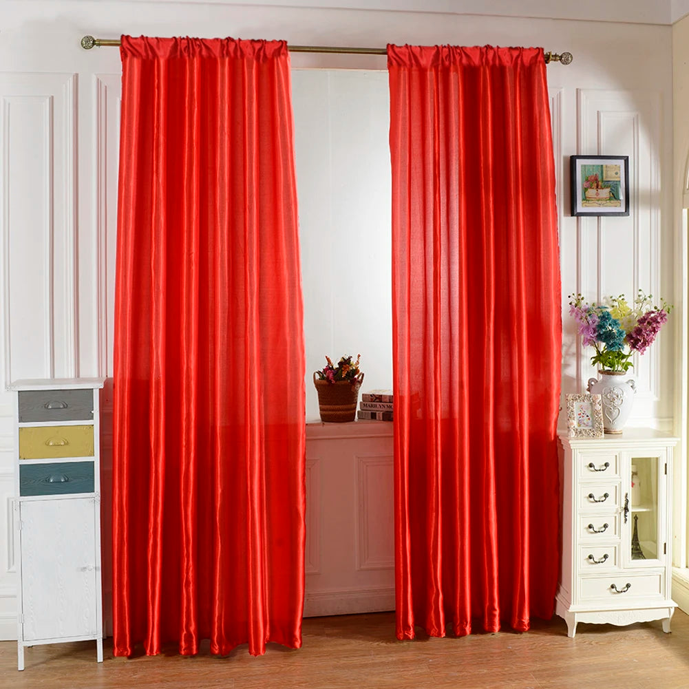 Craft of Weaving Satin Door Curtain for Living Room